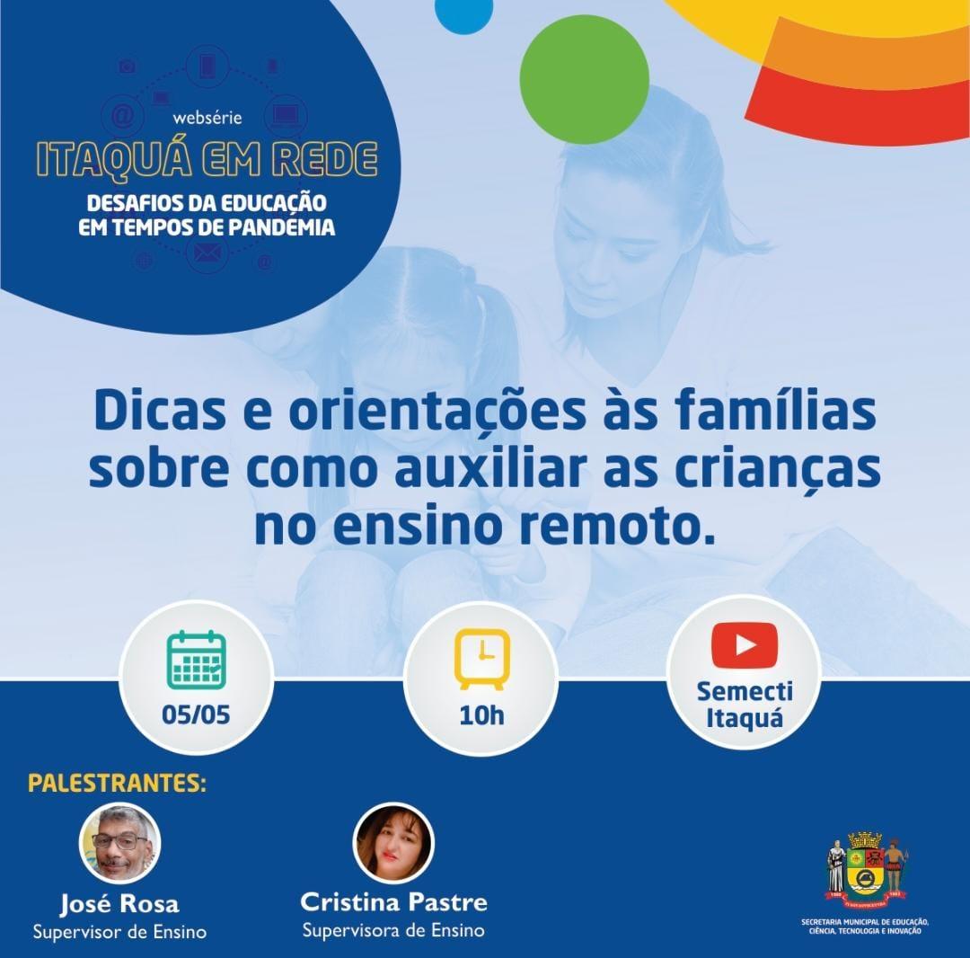 Semecti lança websérie no Youtube para discutir assuntos relacionados a educação Semecti lança websérie no Youtube para discutir assuntos relacionados a educação