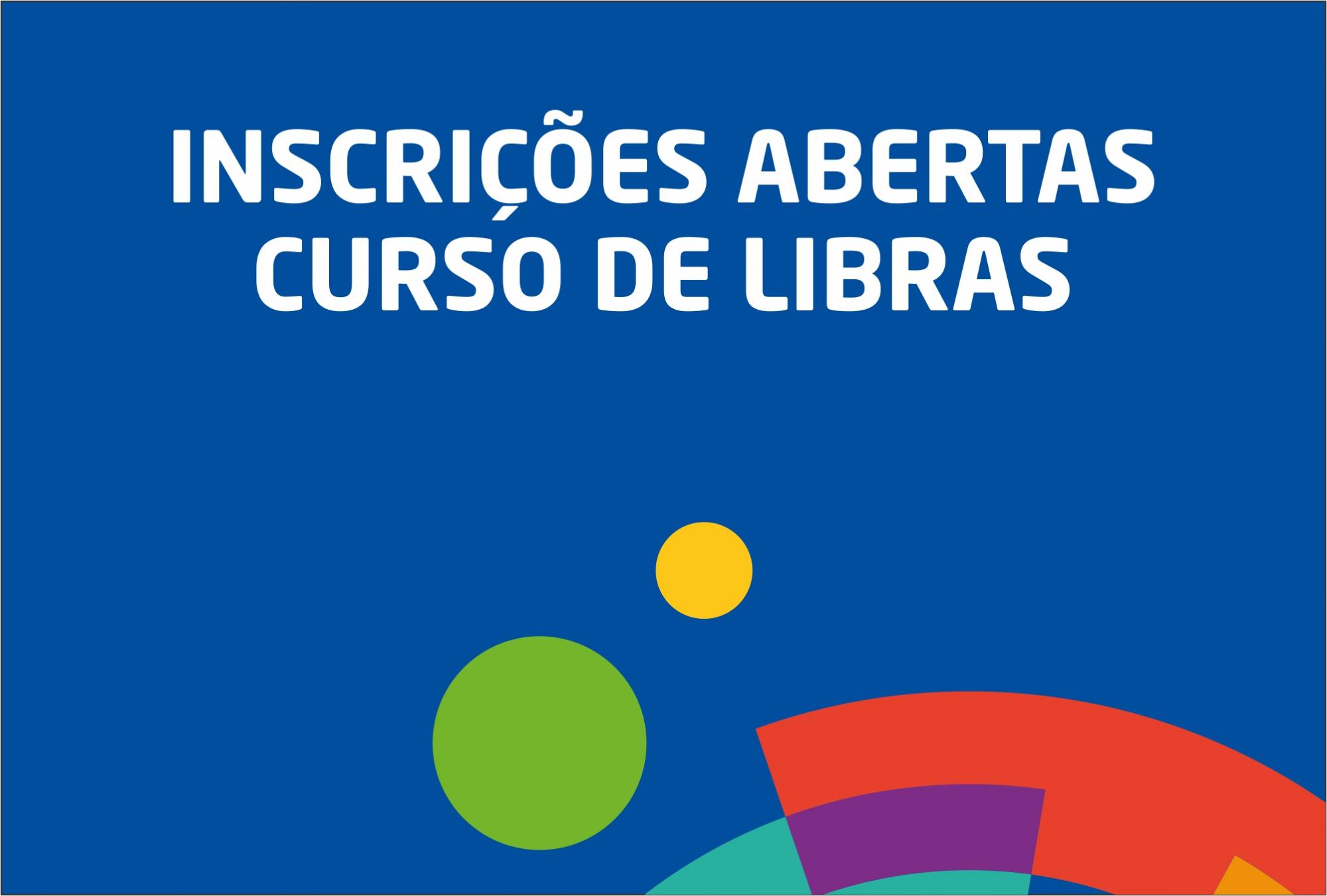 Inscrições abertas para o Curso de Libras