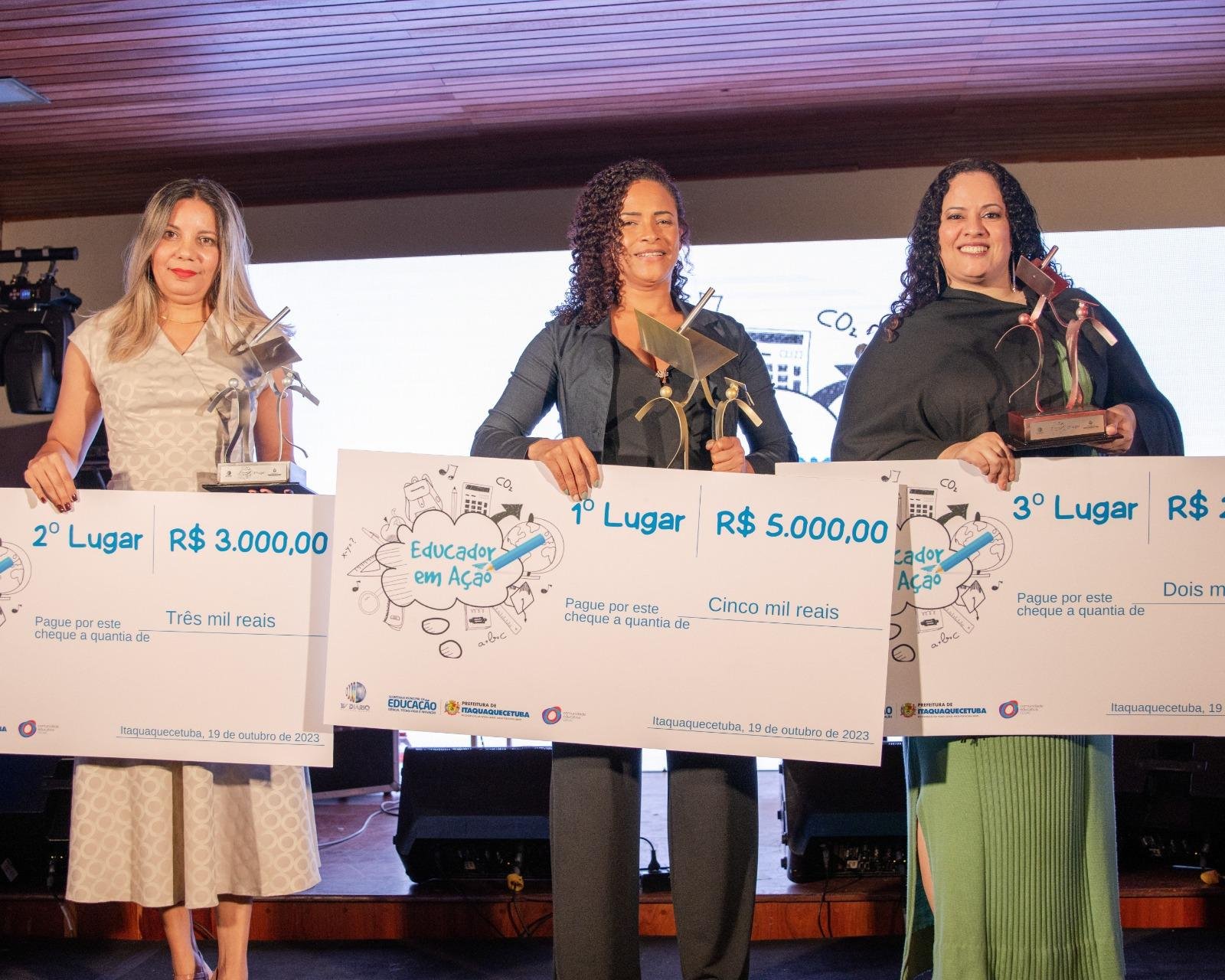 Prefeitura e Tv Diário premiam vencedores do projeto Educador em Ação