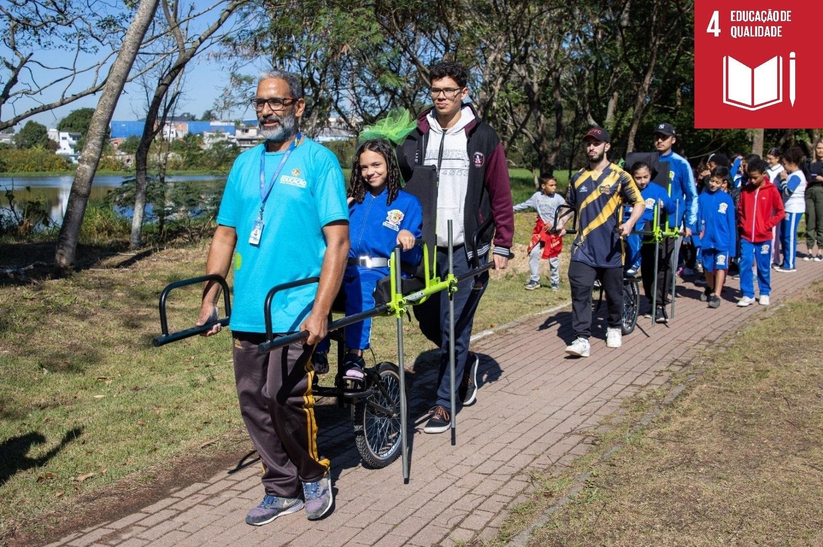 Dia do Desafio: Itaquá realiza circuito esportivo adaptado para estudantes com deficiência