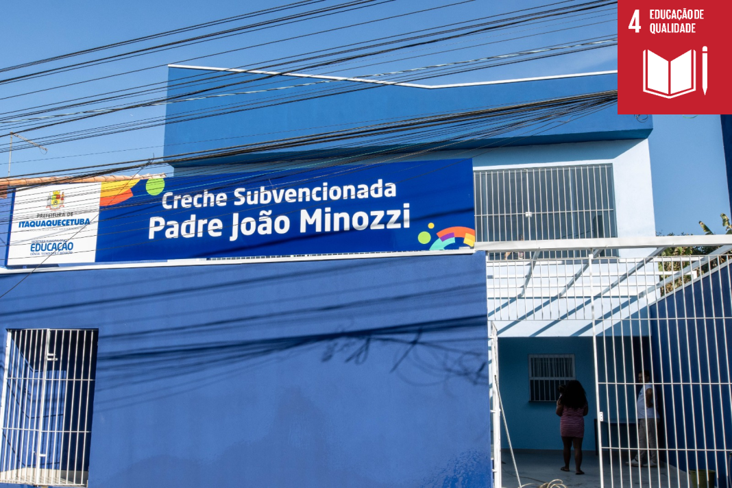 Itaquá reinaugura creche no Jardim São Armando para atender 155 crianças