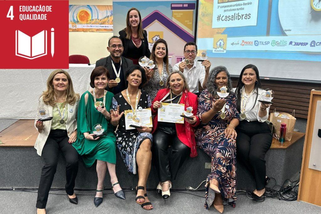 Educação conquista 1º e 3º lugares em Campeonato Artístico-Literário para estudantes surdos