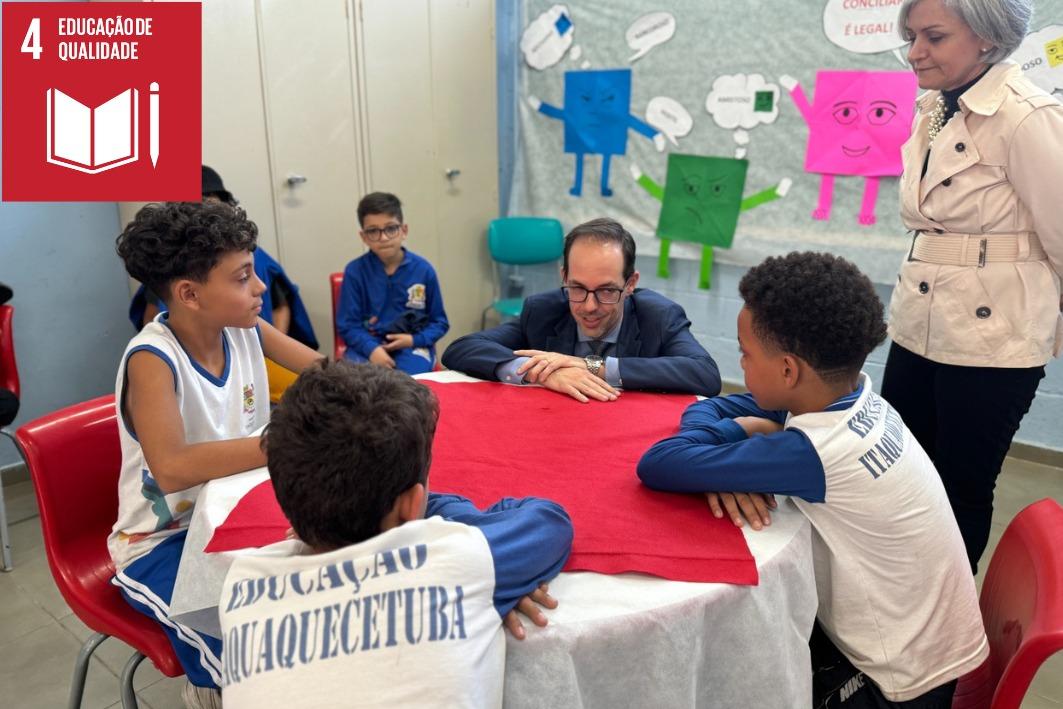 Itaquá recebe prêmio do projeto de mediação de conflitos no ambiente escolar