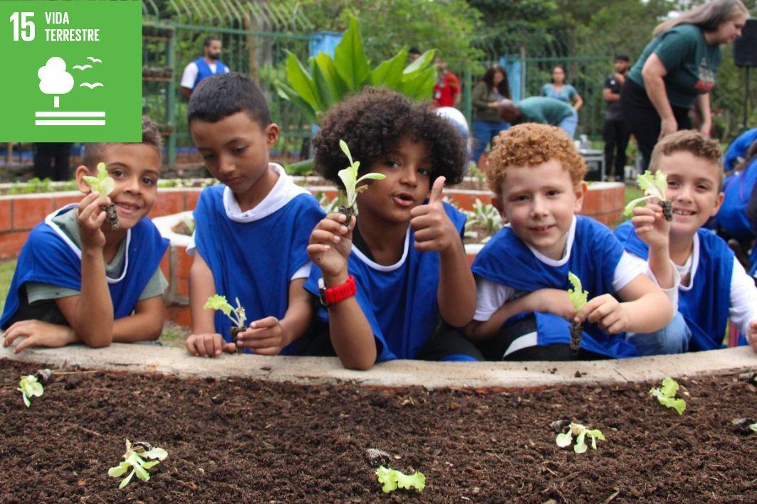 Itaquá reinaugura Horta Mandala no Parque Ecológico Mário do Canto para promover educação ambiental