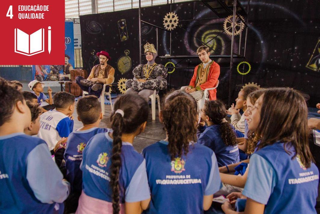 Itaquá encerra projeto Ecoviver com espetáculo teatral sobre consciência coletiva e sustentabilidade