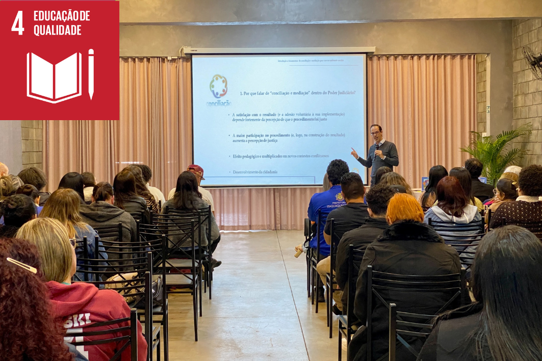 Itaquá forma mais de 160 professores em cultura de conciliação nas escolas