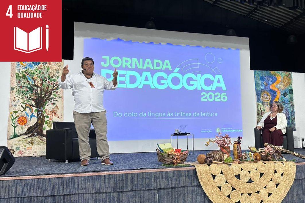 Jornada Pedagógica fortalece práticas de alfabetização e formação leitora em Itaquá