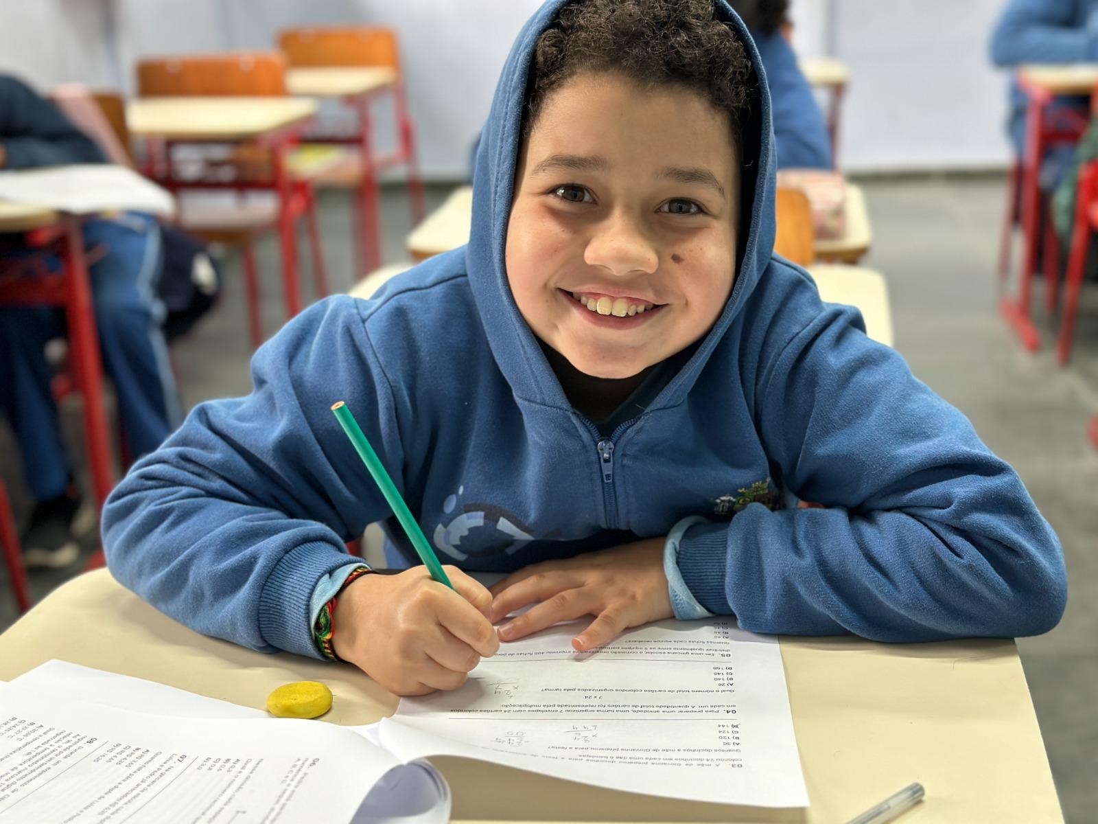 Mais de 4,8 mil estudantes de Itaquá fazem simulado do Saresp nesta quarta (21)